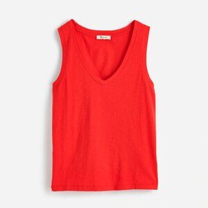 Madewell Slub Relaxed V-Neck Tank